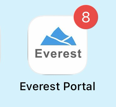 Everest Portal icon with red badge